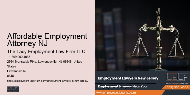 NJ Wrongful Termination Legal Help
