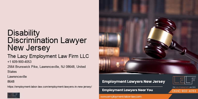 NJ Wrongful Termination Claim Lawyer