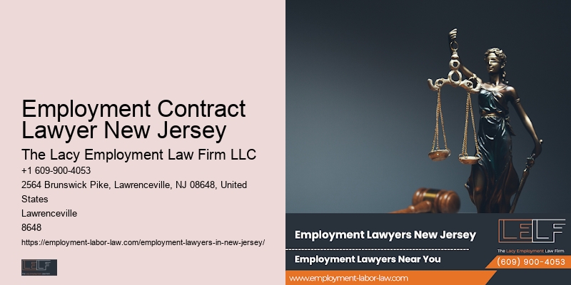 Employment Contract Lawyer New Jersey Employee Legal Support