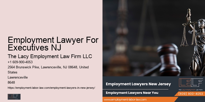 Employment Lawyer For Executives NJ