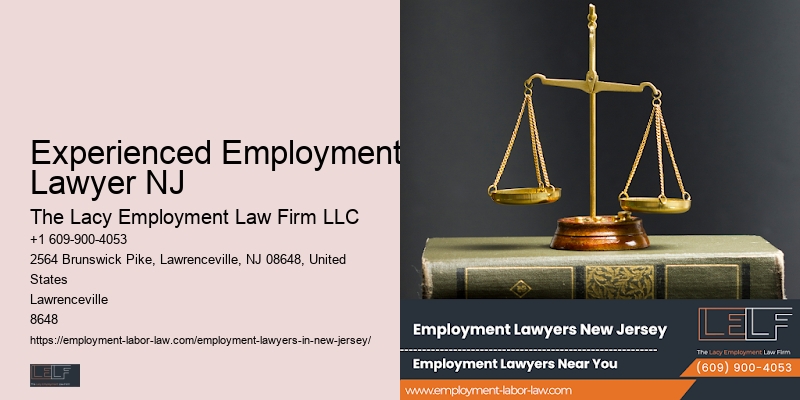 Experienced Employment Lawyer NJ Employment Law Attorney
