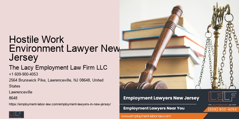 Hostile Work Environment Lawyer New Jersey Employment Lawyer For Professionals