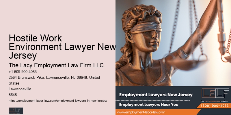 Hostile Work Environment Lawyer New Jersey Disability Employment Rights