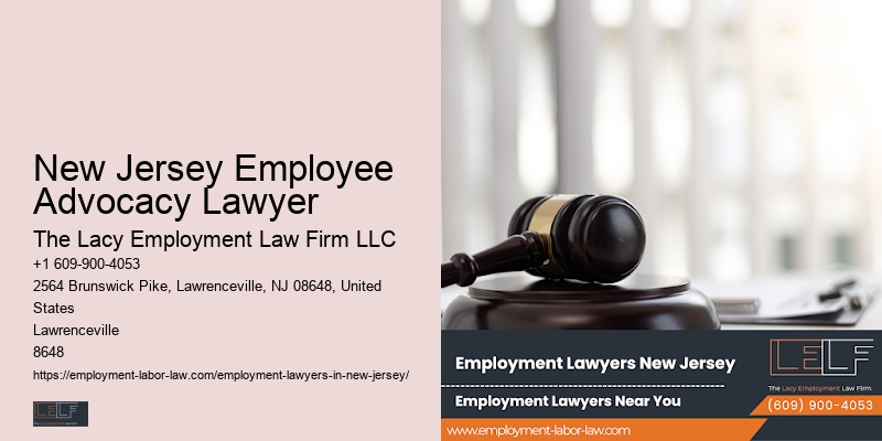 New Jersey Employee Advocacy Lawyer Employment Law Attorney