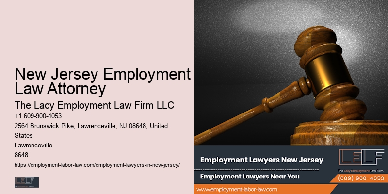 New Jersey Employment Law Attorney Employment Discrimination Legal Consultation