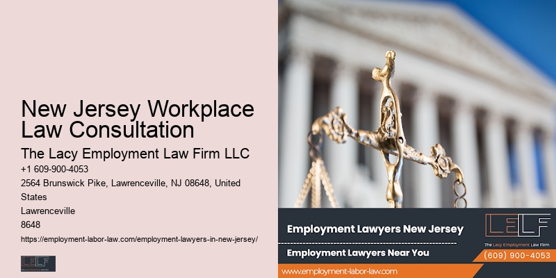 New Jersey Workplace Law Consultation Employee Legal Support