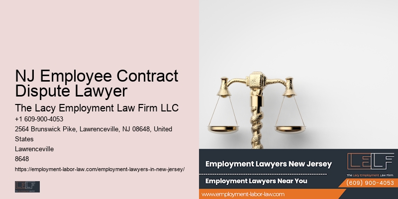 NJ Employee Contract Dispute Lawyer Fmla Legal Counsel