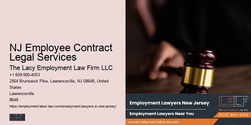 NJ Employee Contract Legal Services Overtime Pay Lawyer