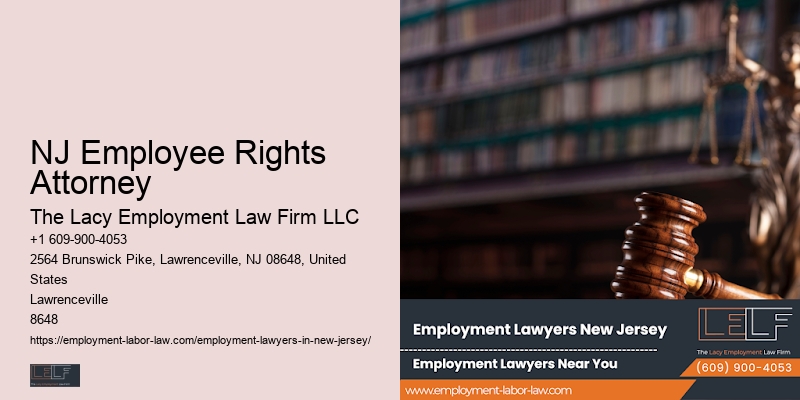 NJ Employee Rights Attorney Employment Contract Lawyer