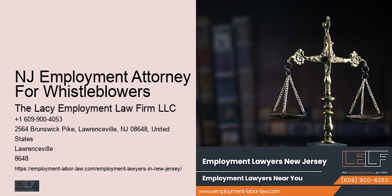 NJ Employment Attorney For Whistleblowers Employment Law Experts
