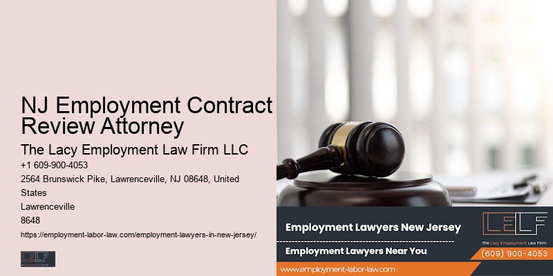 NJ Employment Contract Review Attorney Employment Rights Advisor