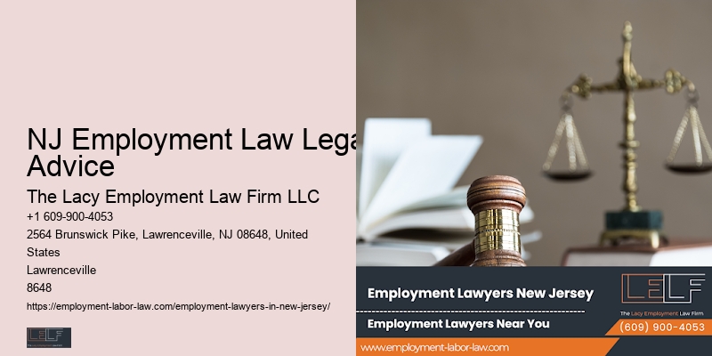 NJ Employment Law Legal Advice Employment Compliance Lawyer