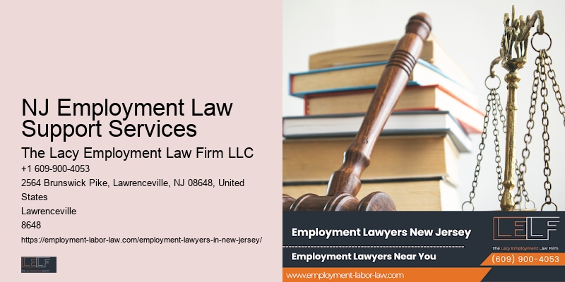 NJ Wrongful Termination Legal Services