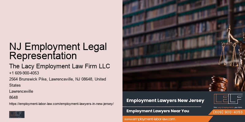 NJ Employment Legal Representation Wrongful Job Termination Specialist