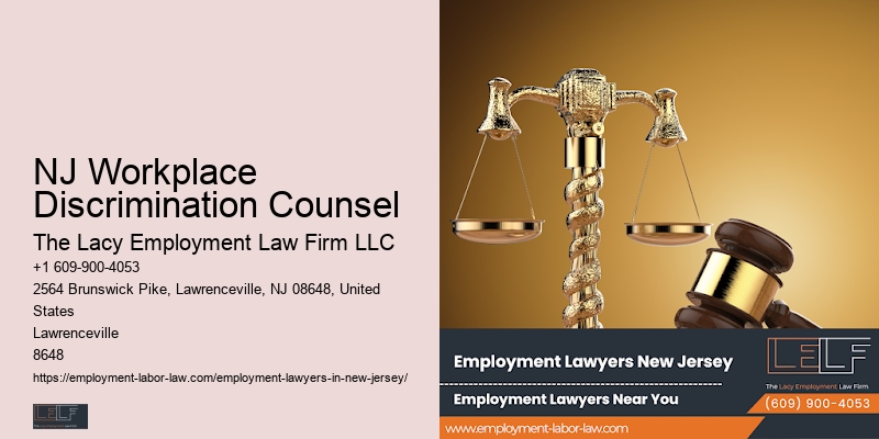 NJ Workplace Discrimination Counsel Severance Negotiation Lawyer