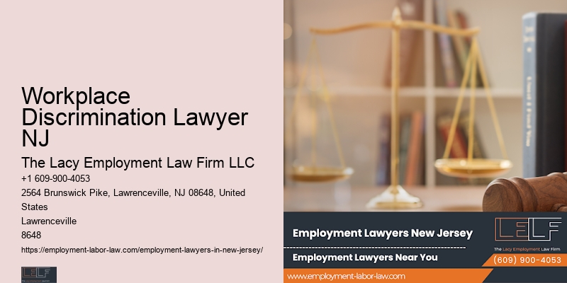 Workplace Discrimination Lawyer NJ Workplace Safety Attorney