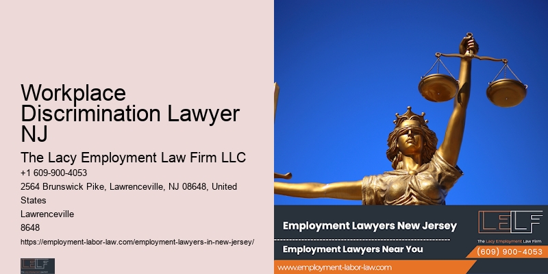 Workplace Discrimination Lawyer NJ Whistleblower Protection Lawyer