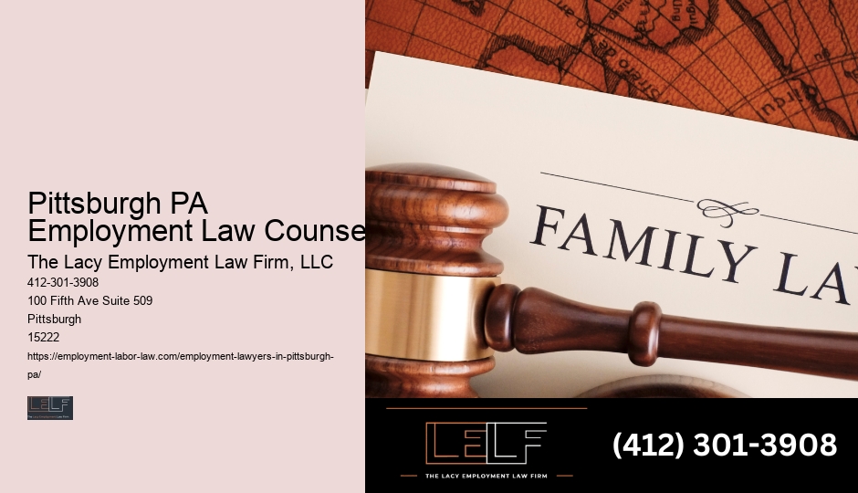 Employment law assistance near Pittsburgh