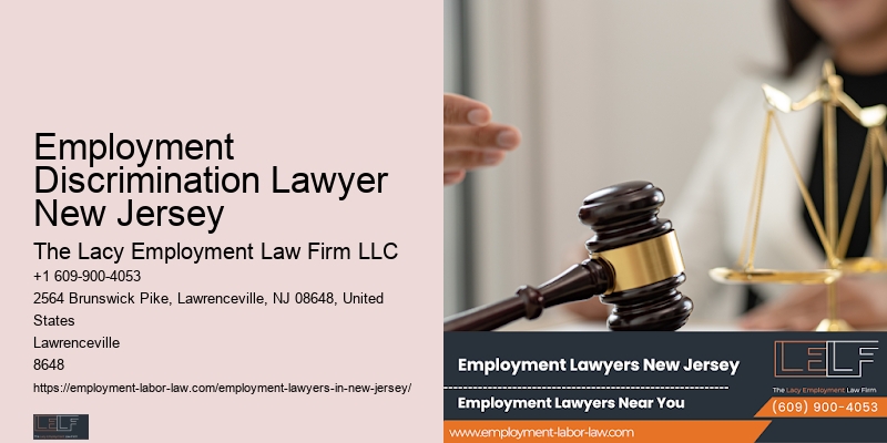 Employment law specialists Employment Discrimination Lawyer New Jersey