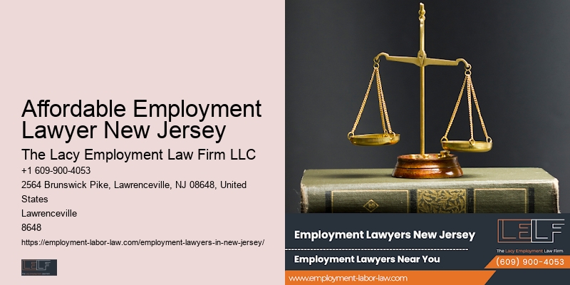 Affordable Employment Lawyer New Jersey Employment Law Enforcement Attorney