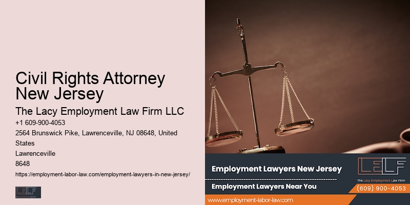 Civil Rights Attorney New Jersey Employment Law Advice and Counsel