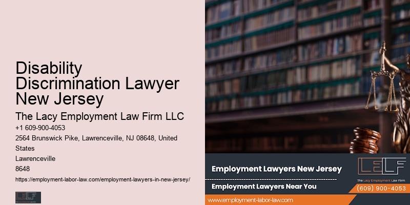 Local Employment Law Attorney NJ
