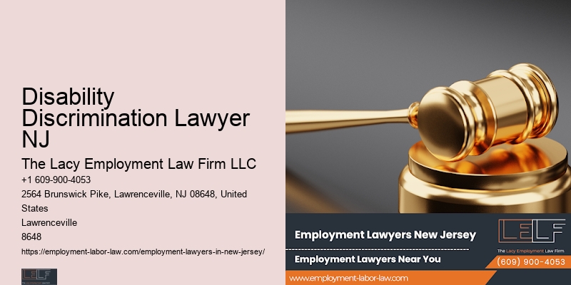 Disability Discrimination Lawyer NJ Workplace Rights Attorney