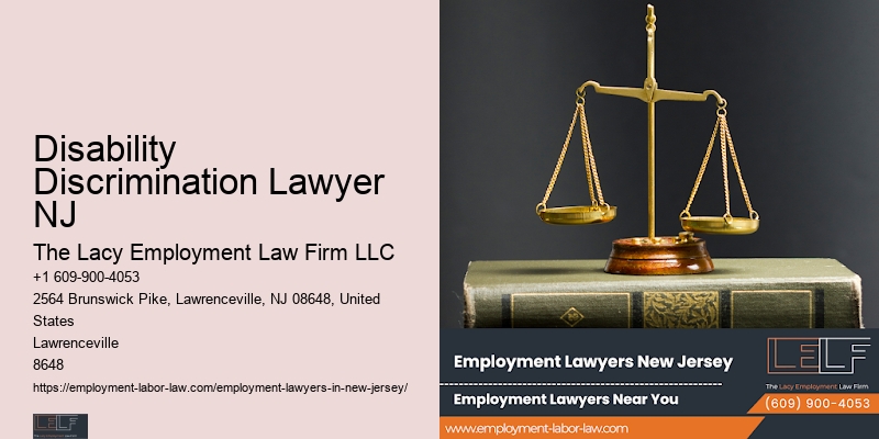 Disability Discrimination Lawyer NJ Hostile Work Environment Lawyer
