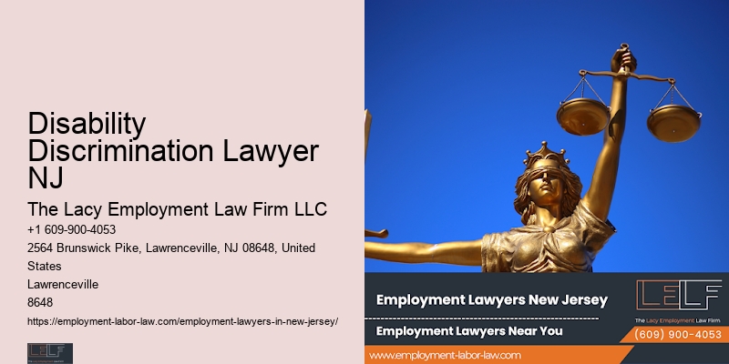 Disability Discrimination Lawyer NJ Workplace Legal Advocate Near Me