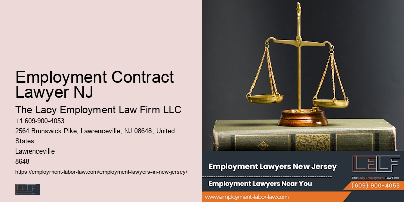 Employment Contract Lawyer NJ Work Contract Dispute Lawyer