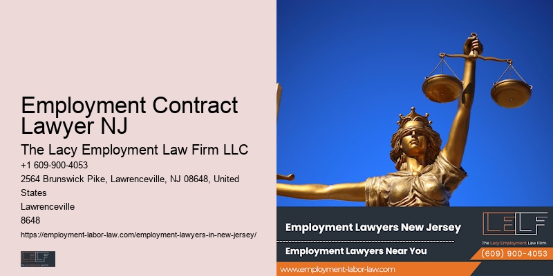 Lawyer for Workplace Issues Employment Contract Lawyer NJ