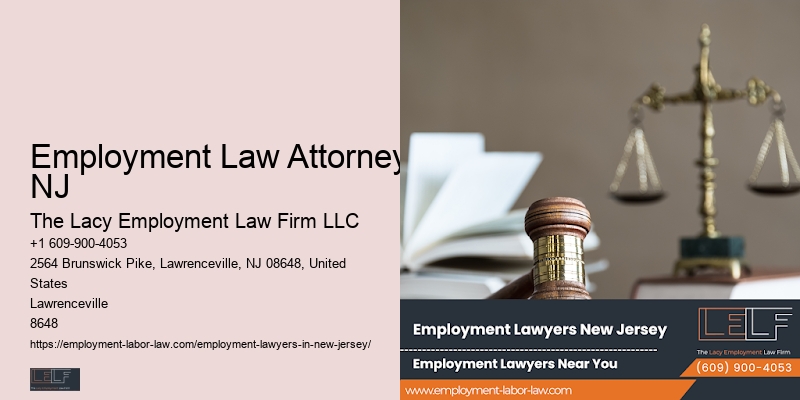 Employment Law Attorney NJ Employment Law Practice