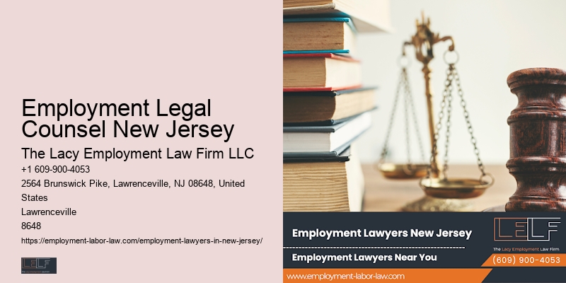 Employment Legal Counsel New Jersey Employment Legal Aid