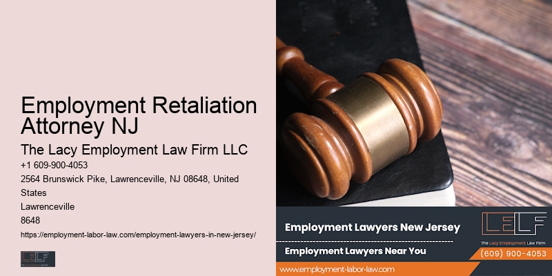 Employment Retaliation Attorney NJ Workplace Legal Advice