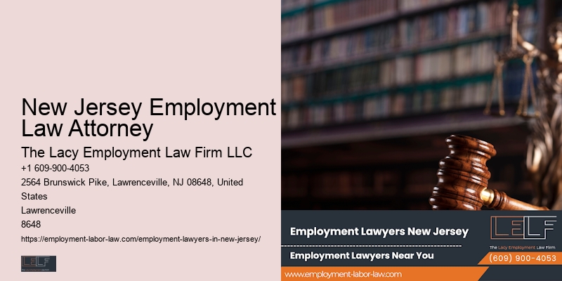 New Jersey Employment Law Attorney Employee Rights Attorney
