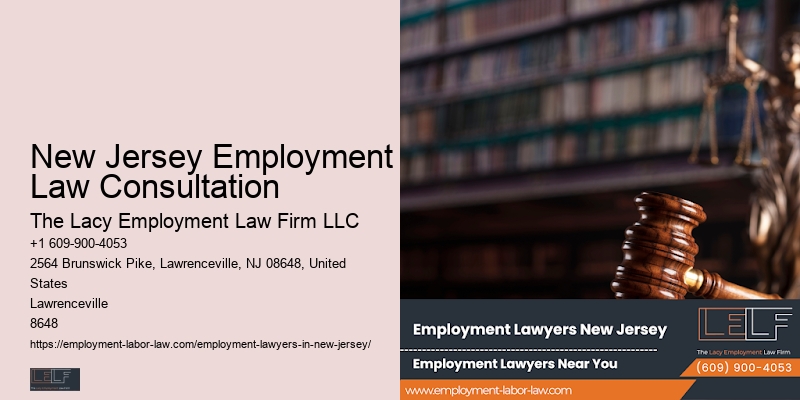 New Jersey Employment Law Consultation Severance Agreement Specialist