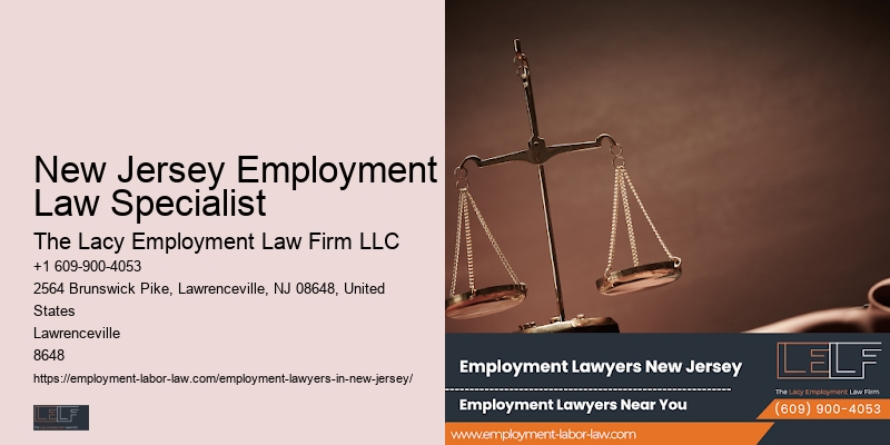 Experienced Employment Law Specialist New Jersey Employment Law Specialist