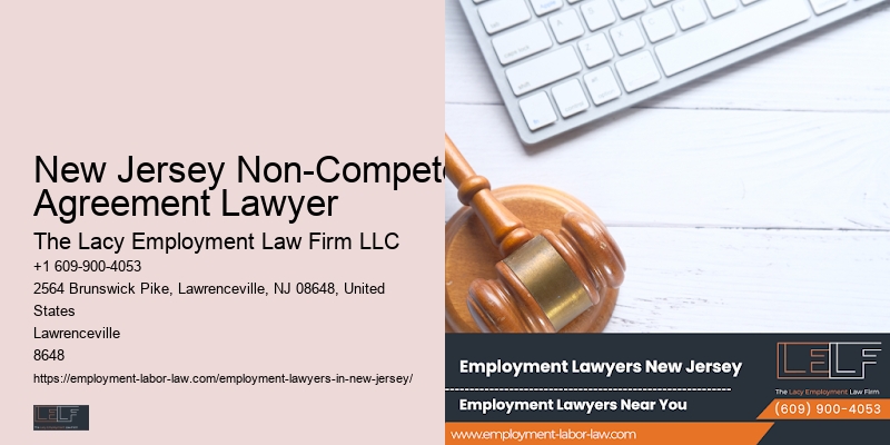 New Jersey Non-Compete Agreement Lawyer Employment Legal Advice