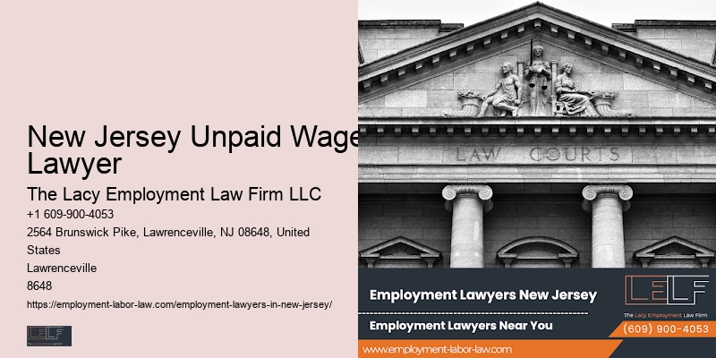 New Jersey Unpaid Wages Lawyer