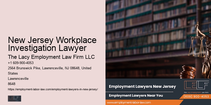 New Jersey Workplace Investigation Lawyer Retaliation Lawyer