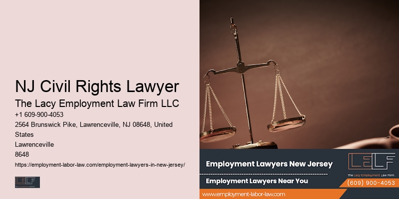 NJ Civil Rights Lawyer Workplace Legal Support
