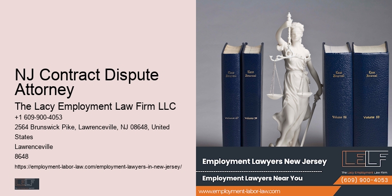 NJ Contract Dispute Attorney Worker Representation Lawyer
