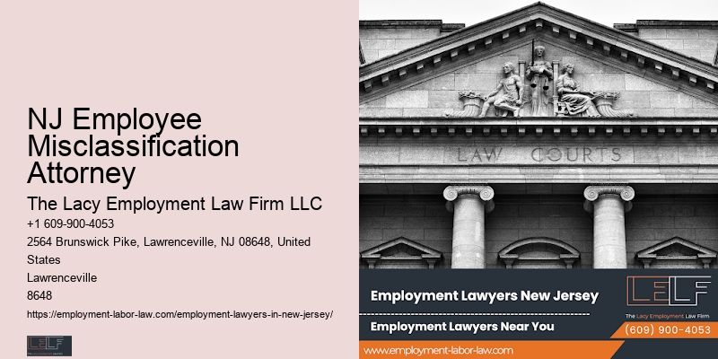 NJ Employee Misclassification Attorney