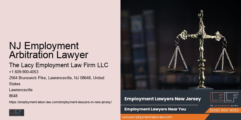 NJ Employment Arbitration Lawyer Workplace Justice Lawyer
