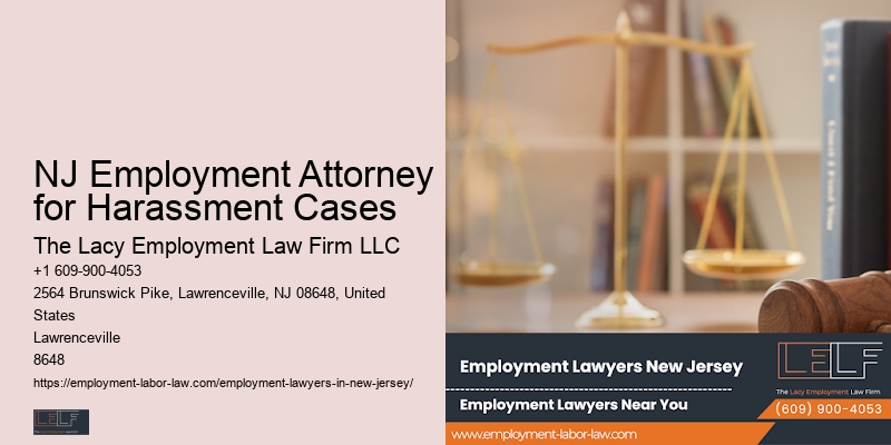 NJ Employment Attorney for Harassment Cases Employment Law Litigation Attorney