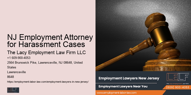 NJ Employment Attorney for Harassment Cases Workplace Rights Lawyer