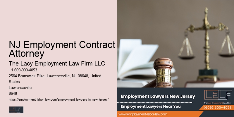 NJ Employment Contract Attorney Workplace Equality Lawyer