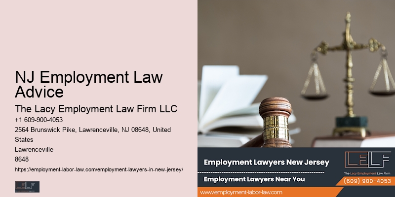 NJ Employment Law Advice Employment Legal Advice