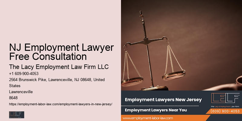 NJ Employment Lawyer Free Consultation Workplace Defense Lawyer