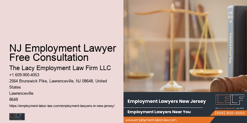 Experienced Workplace Attorney in NJ Employment Lawyer Free Consultation